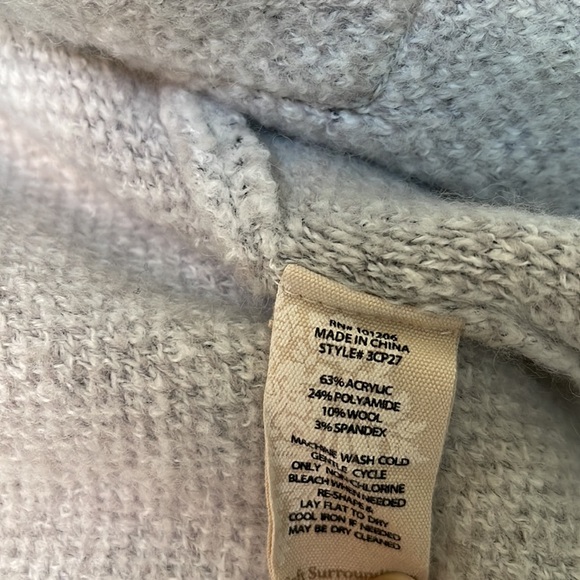 Soft Surroundings Plaid First Fall Hood Sweater Coat - Picture 12 of 13